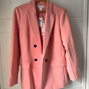House of Harlow 1960 Double Breasted Open Blazer